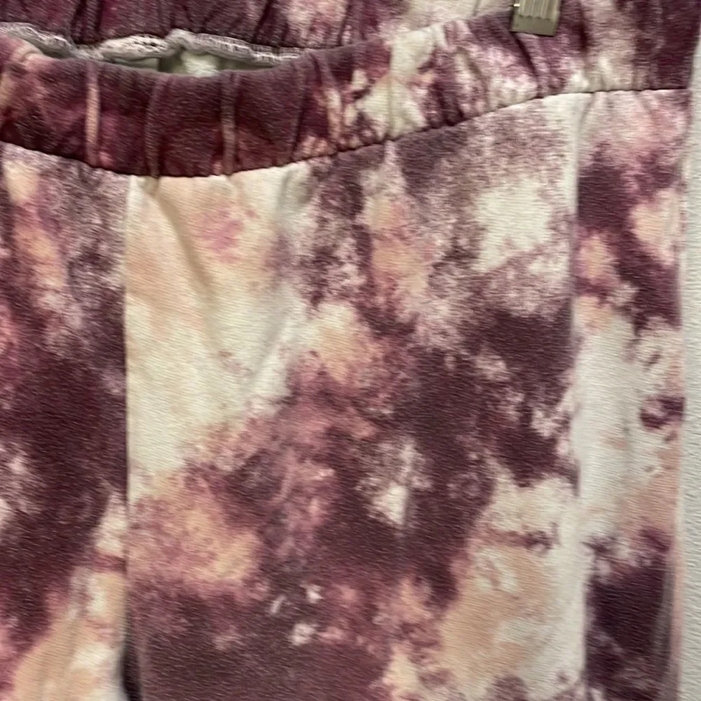 Zella woman’s pink,purple and white tie dye sweatpants - Picture 4 of 10
